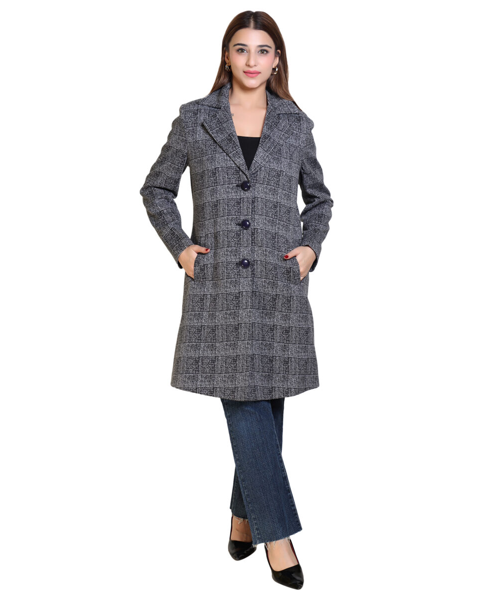 Hallinton Tweed Long Coat - Image 2