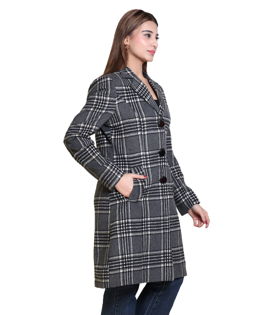 Hallinton Tweed Long Coat - Image 2